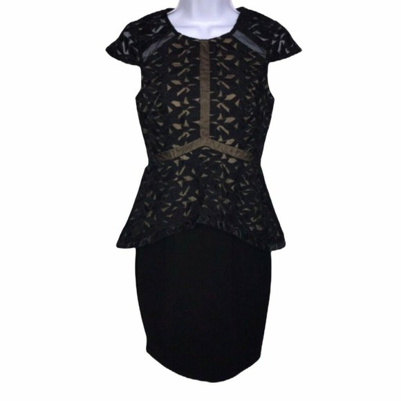 NWT Lumier Bariano Formal Prom Peplum Dress XS - Picture 1 of 8